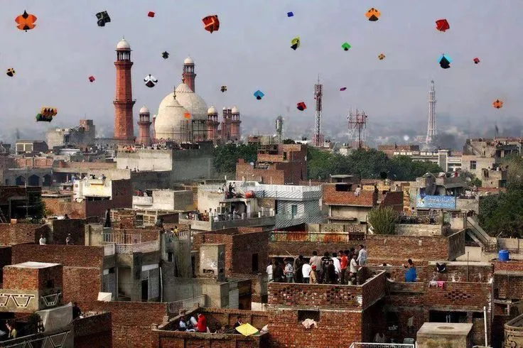 Historic Lahore architecture associated with cultural gatherings and city traditions