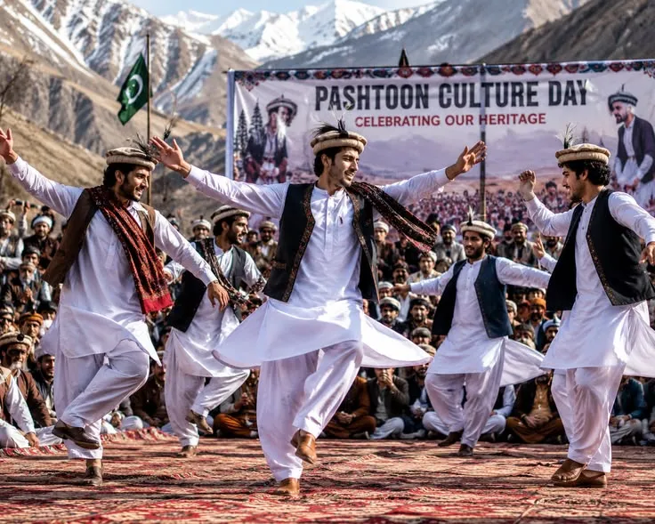 A cultural scene representing regional traditions in Pakistan