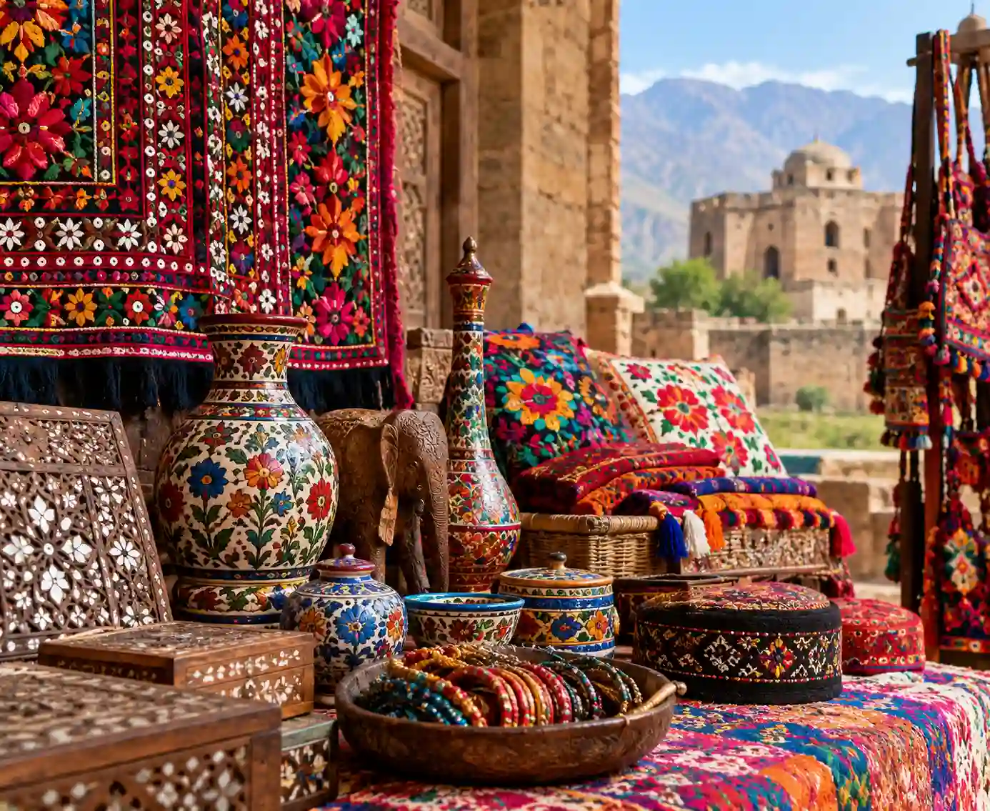 Traditional Pakistani handicrafts